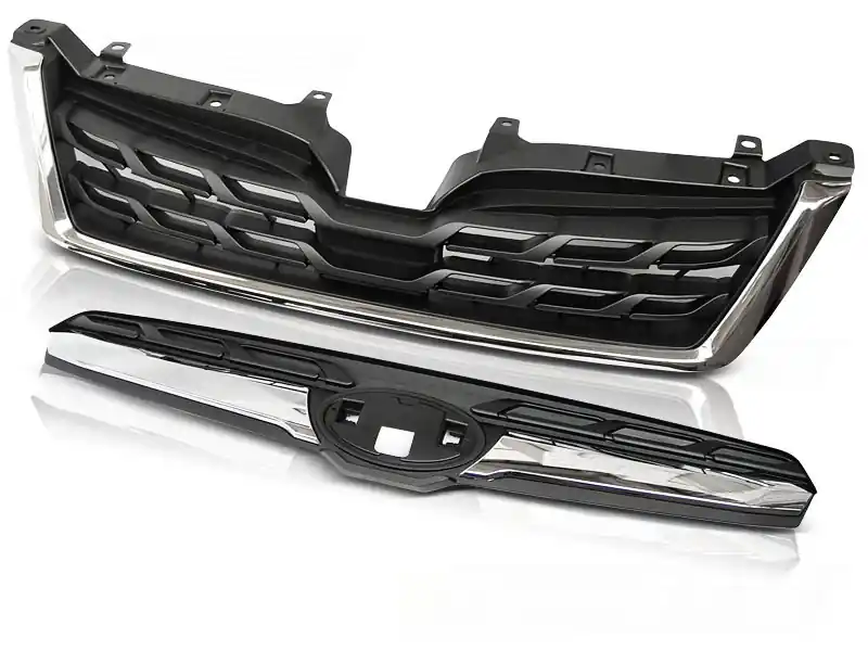 Horká Nabídka SUBARU FORESTER IV 13-18 CHROME BLACK LCI STYL - přední maska