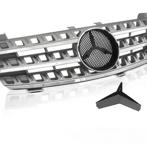 Tovární Cena MERCEDES W164 05-08 SILVER CHROME - přední maska