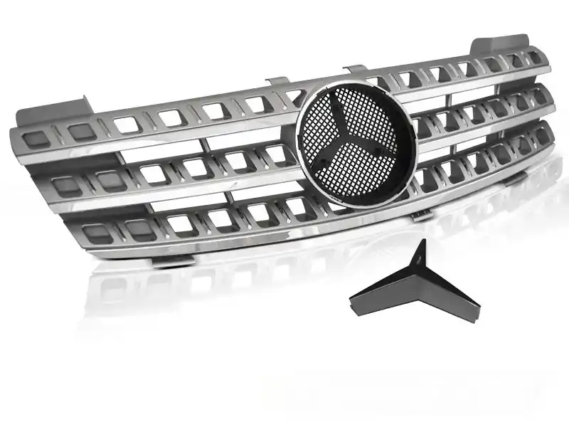 Tovární Cena MERCEDES W164 05-08 SILVER CHROME - přední maska