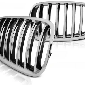 BMW X5 E70 X6 E71 08- CHROME - přední maska Novinka