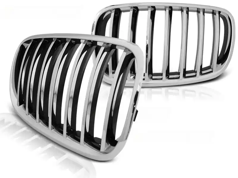 BMW X5 E70 X6 E71 08- CHROME - přední maska Novinka