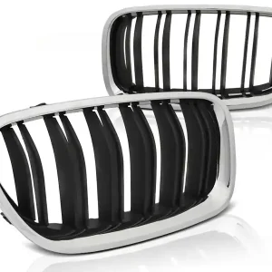 Kup Teď BMW F10 / F11 10-16 M5 LOOK CHROME BLACK - přední maska