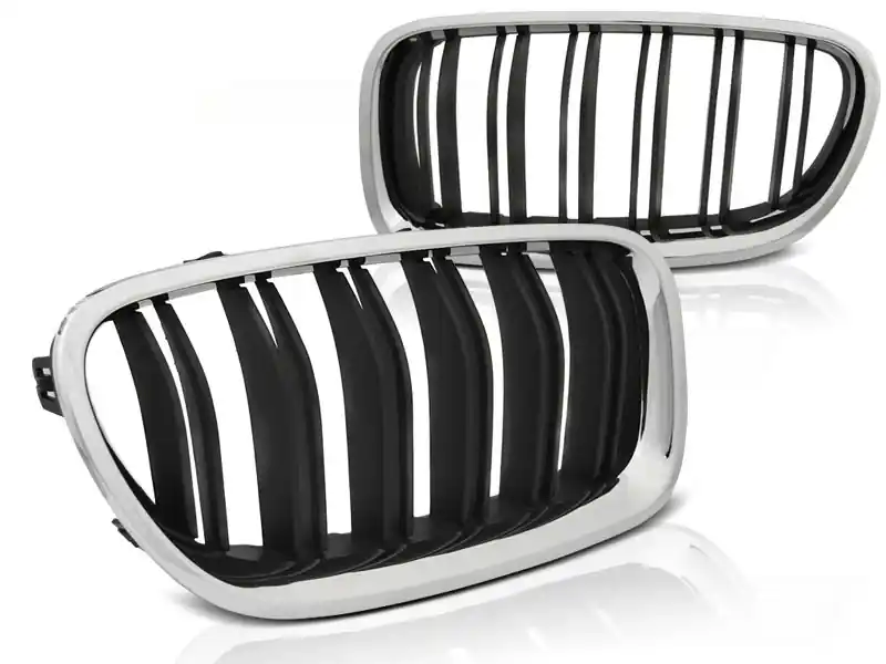 Kup Teď BMW F10 / F11 10-16 M5 LOOK CHROME BLACK - přední maska