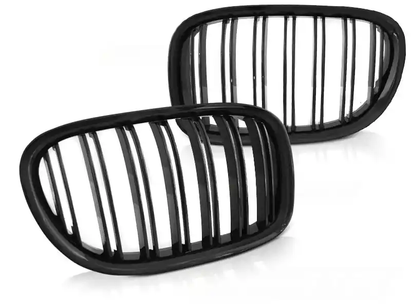 Dokud Zásoby Vydrží BMW F01 09-07.12 DUBLE BAR GLOSSY BLACK - přední maska