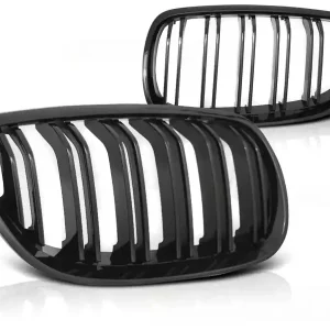 BMW E92/E93 07-10 C/C GLOSSY BLACK DOUBLE BAR M-LOOK - přední maska Super Cena