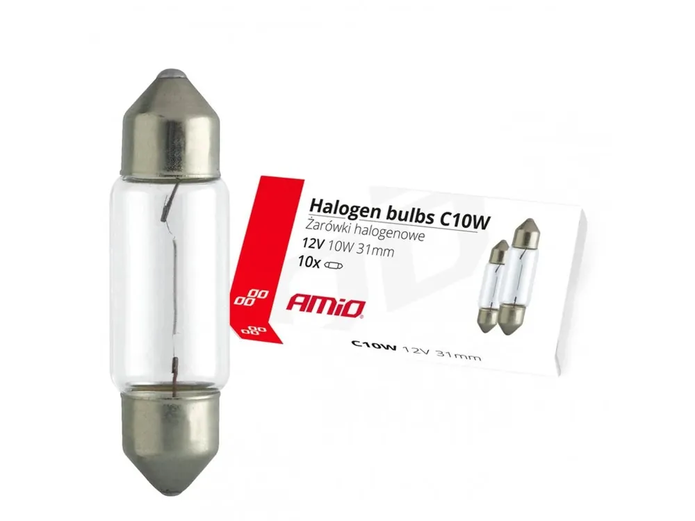Sufitka C10W Festoon 31mm 12V 10ks Nejlepší Volba
