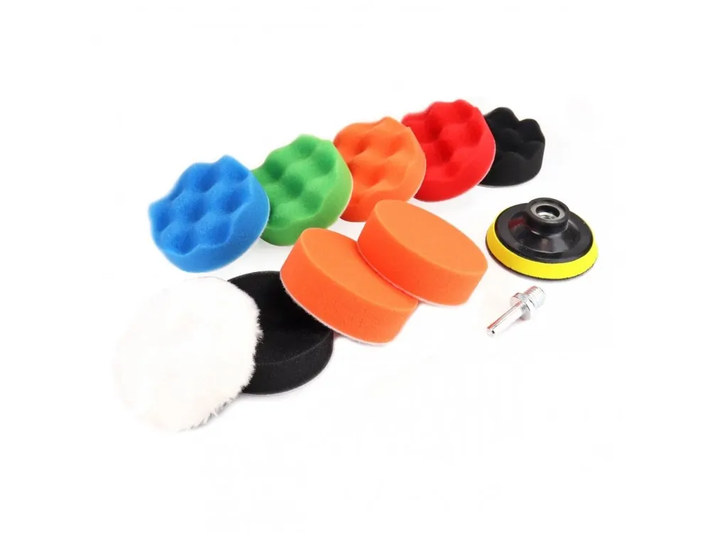 Speciální Cena Sada leštících kotoučů s adaptérem 9 ks + kotouč 80mm + adaptér M14