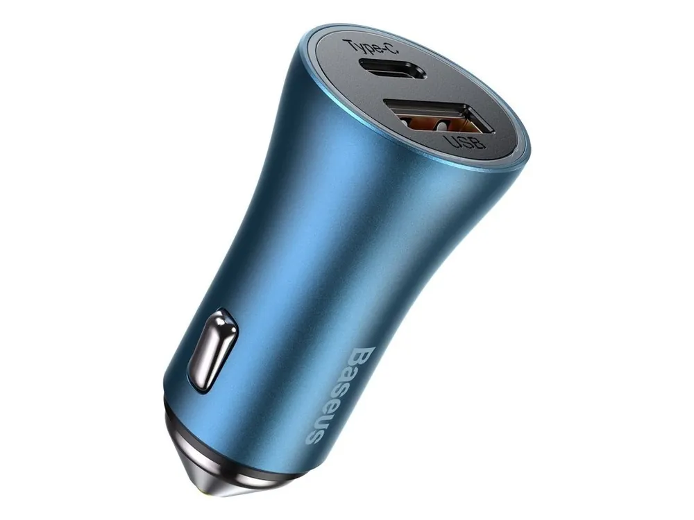 Nabíječka do auta BASEUS Golden Contactor Pro, USB + USB-C, QC4.0 +, PD, SCP, 40W Super Cena