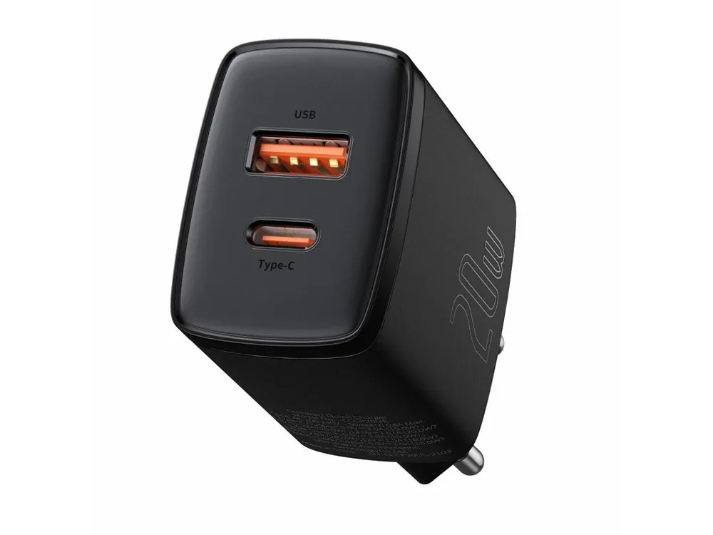 Aktuální Nabíječka Baseus Compact Quick Charger, USB, USB-C, 20W