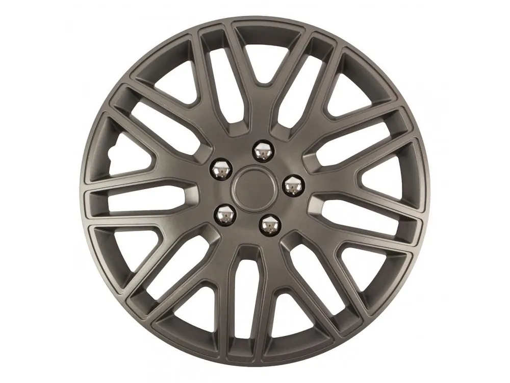 Kryt kola - poklice 17" GRAPHITE s chromovými šrouby Akce