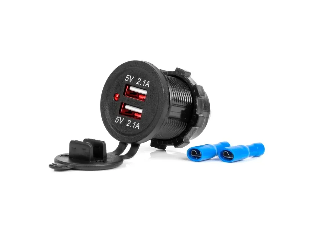 Nabíječka 2xUSB 12/24V MOD-04 Vrácení Zdarma