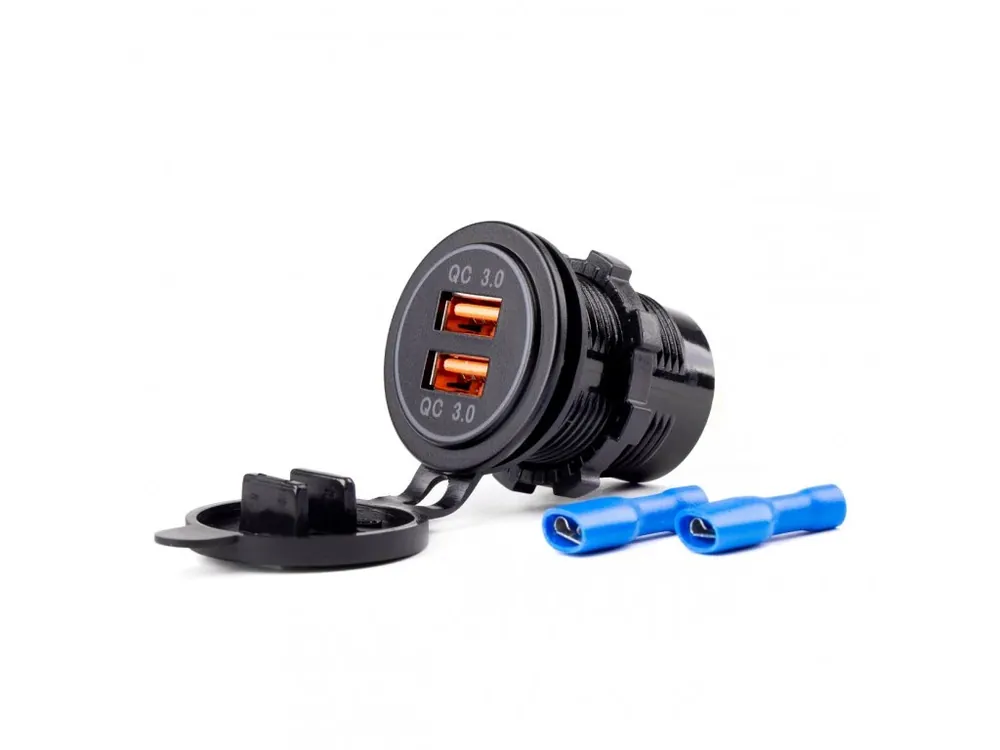 Nabíječka 2xUSB 12/24V MOD-05 Značkový