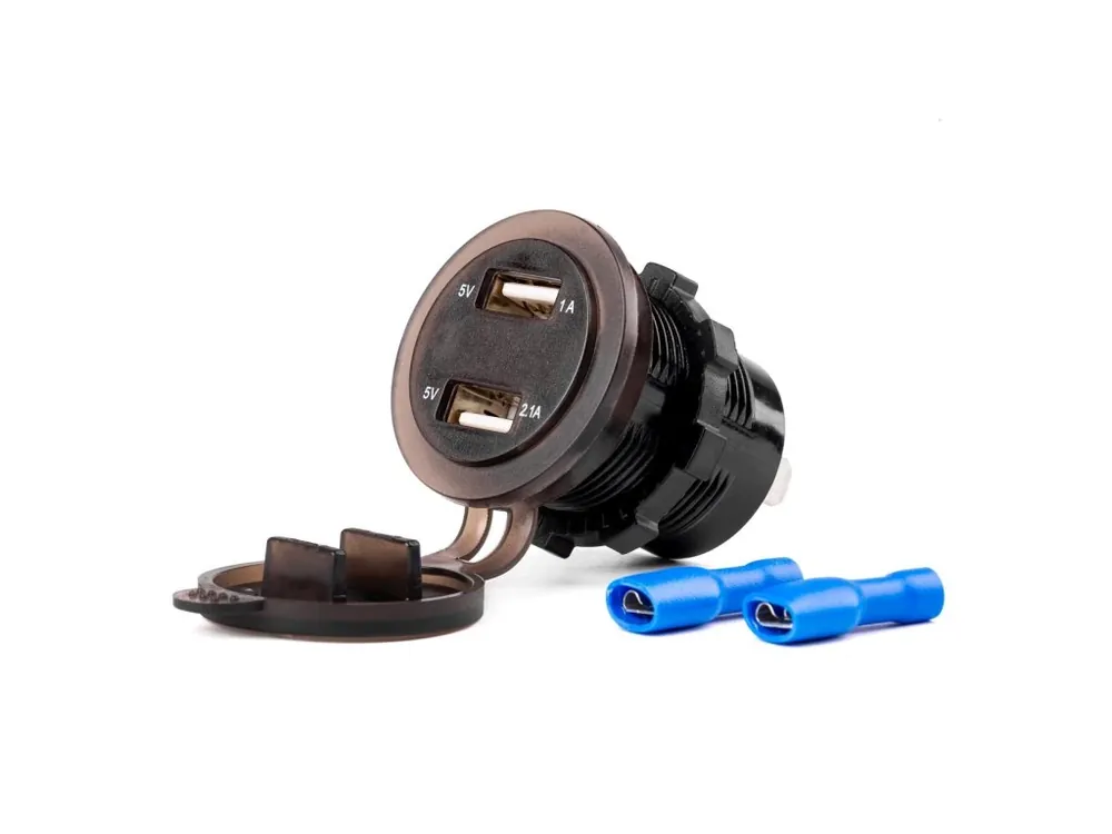 Nabíječka 2xUSB 12/24V MOD-06 Značkový