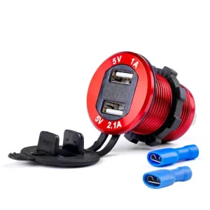 Nabíječka 2xUSB 12/24V MOD-11 Dokud Zásoby Vydrží