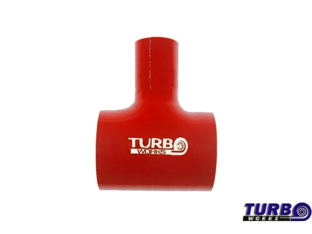 Horká Nabídka Silikonová T spojka BlowOff TurboWorks červená 70mm / 15mm