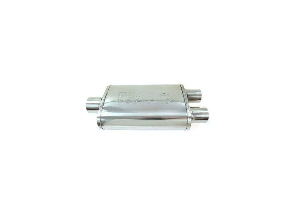 Dokud Zásoby Vydrží Centrální tlumič výfuku 63,5-57mm TurboWorks LT 409SS