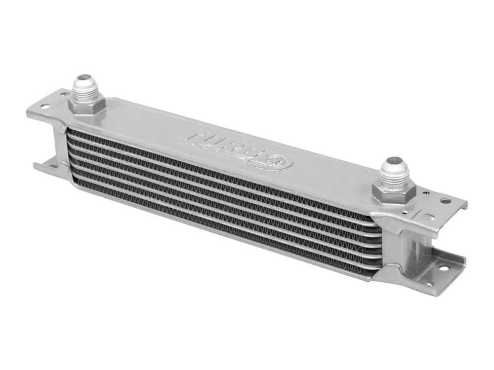 Chladič oleje TurboWorks 7-řádků 260x50x50 AN8 stříbrný Jen Po Omezenou Doba