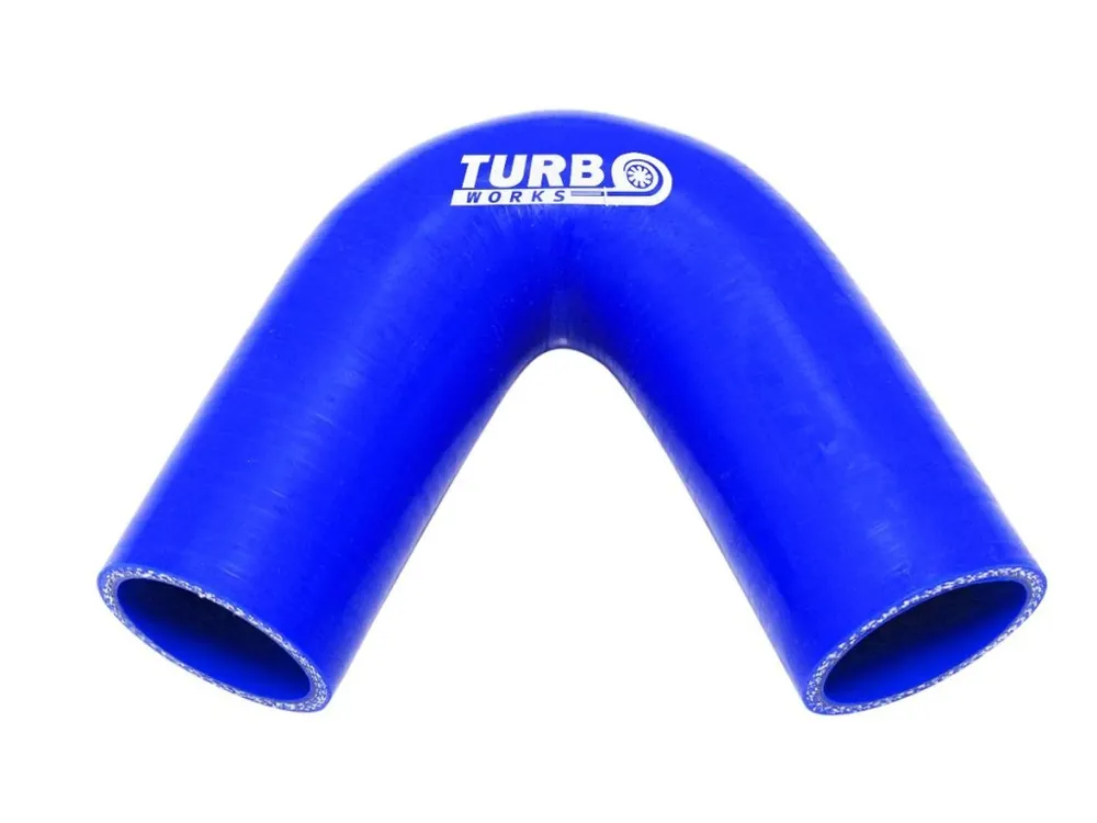 Nejprodávanější Silikonové koleno TurboWorks modrá 135° 60mm
