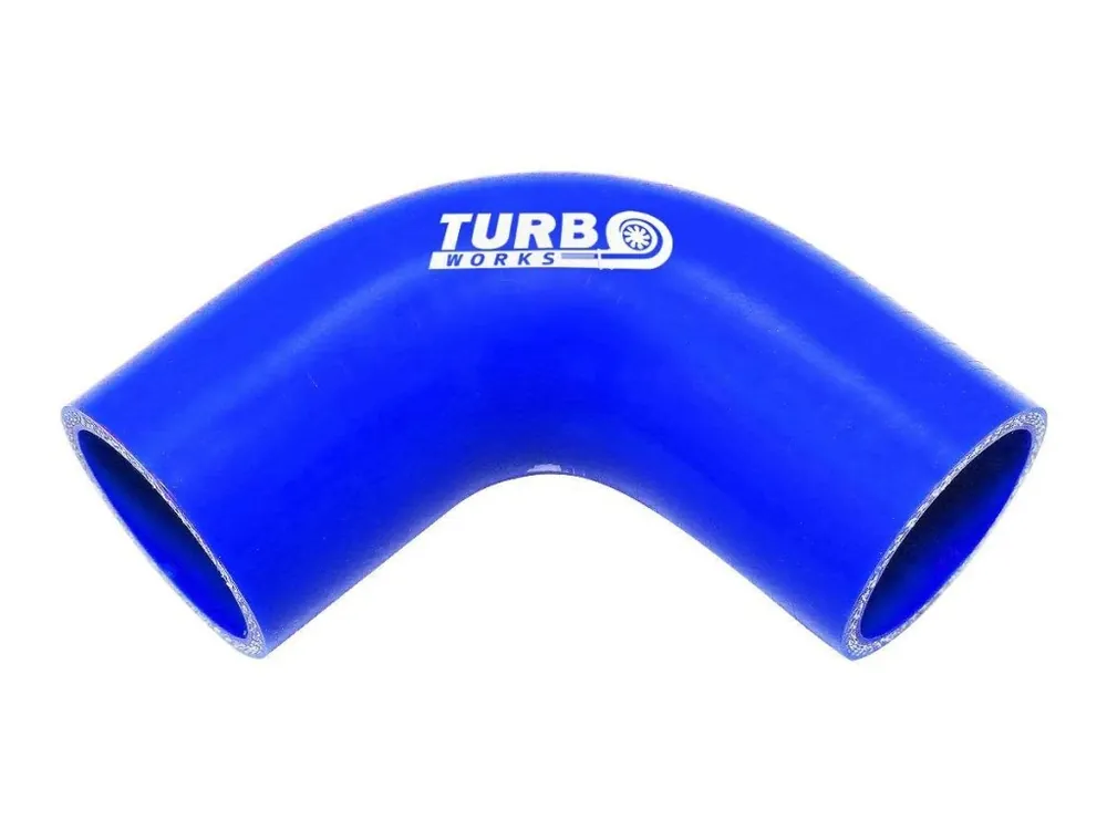 Silikonové koleno TurboWorks modrá 90° 51mm Akční Nabídka