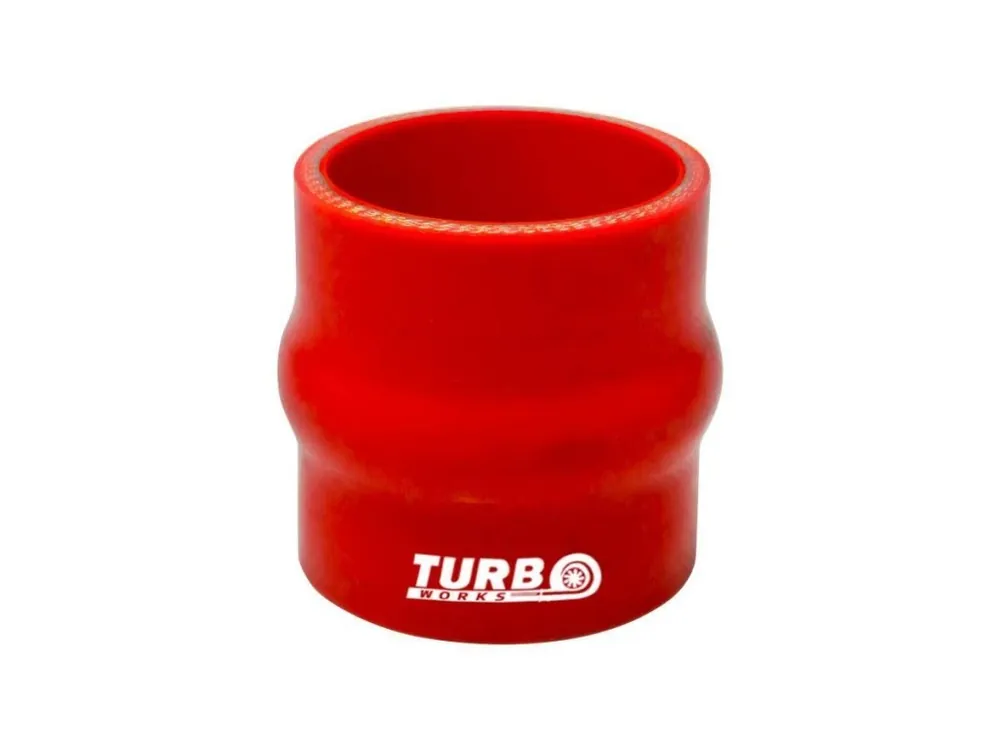 Silikonová antivibrační spojka TurboWorks červená 67mm Vysoce Kvalitní