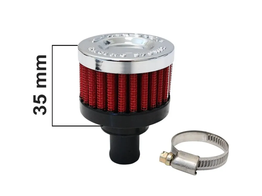 Sportovní oddechový filtr SIMOTA - červený 12mm P17223 Top Prodej