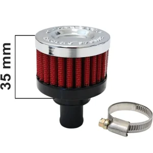 Sportovní oddechový filtr SIMOTA - červený 9mm Q18223 Autentický