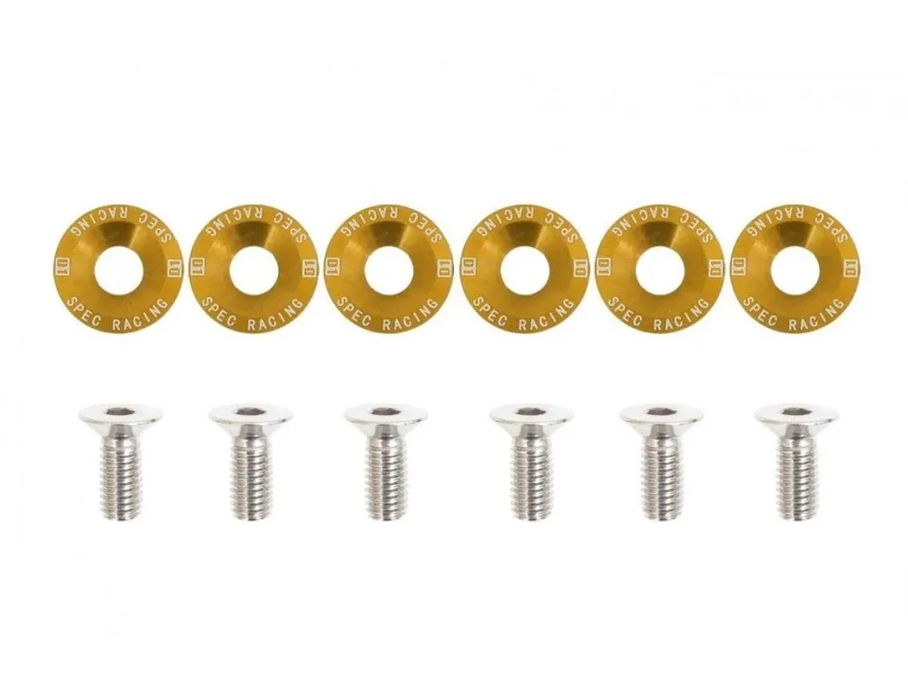Šroubky a podložky D1 8mm Gold Značkový