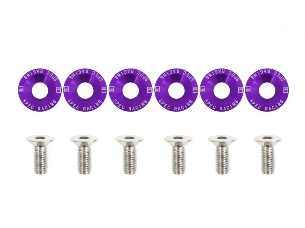 Finální Výprodej Šroubky a podložky D1 8mm Purple