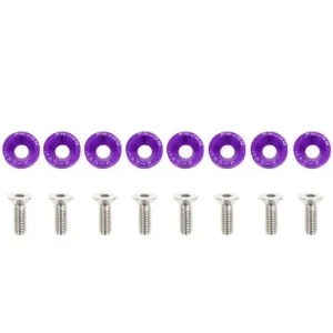 Šroubky a podložky universální 6mm JDM Purple Horká Nabídka