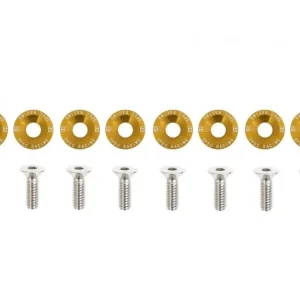 Šroubky a podložky universální 6mm JDM Gold Oblíbený