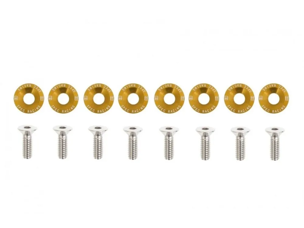 Šroubky a podložky universální 6mm JDM Gold Oblíbený