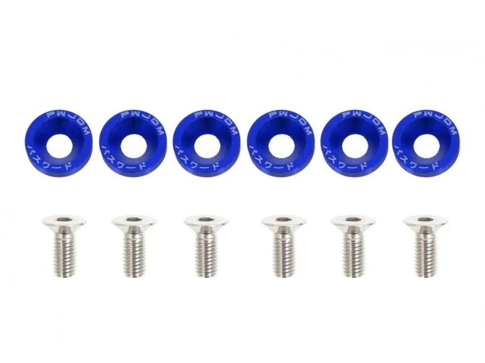 Odeslání Ihned Šroubky a podložky universální JDM 8mm blue