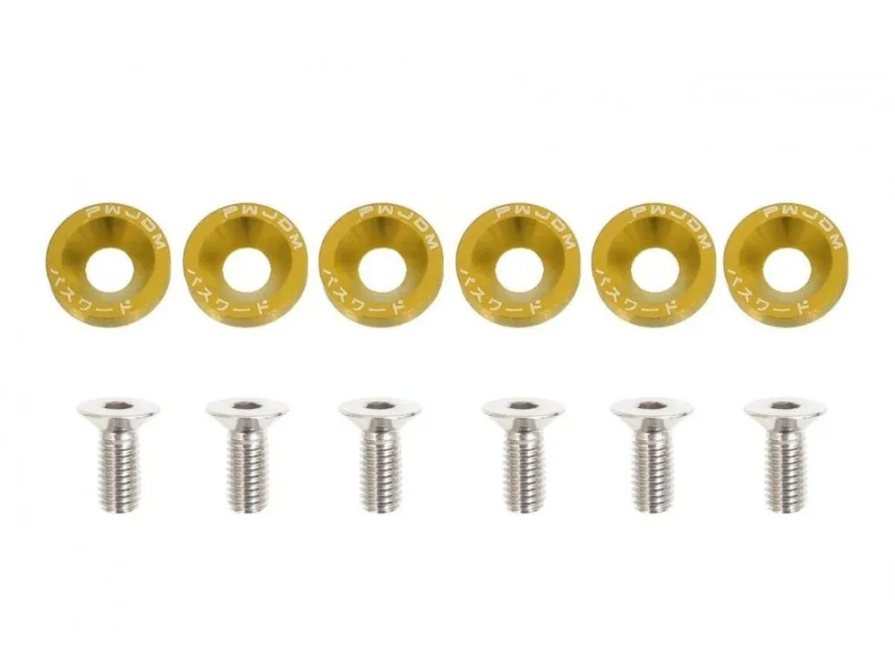 Nejlepší Volba Šroubky a podložky universální JDM 8mm Gold