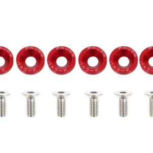 Super Cena Šroubky a podložky universální JDM 8mm red