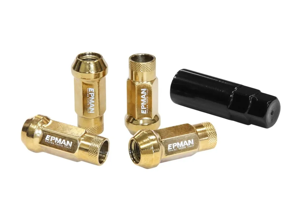 EPMAN JDM kolové matky M12x1,25 kužel, zlaté - sada Cenová Bomba