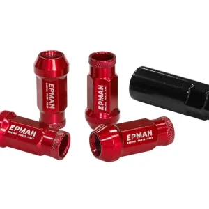 EPMAN JDM kolové matky M12x1,25 kužel, červené - sada Jen Po Omezenou Doba