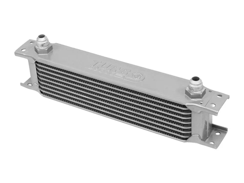 Chladič oleje TurboWorks 9-řádků 260x70x50 AN8 stříbrný Víkendová Akce