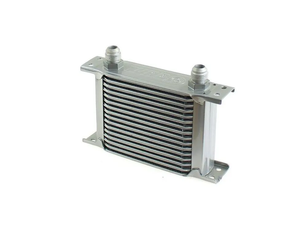 Víkendová Akce Chladič oleje TurboWorks Slim Line 16-řádků 140x125x50 AN10 stříbrný