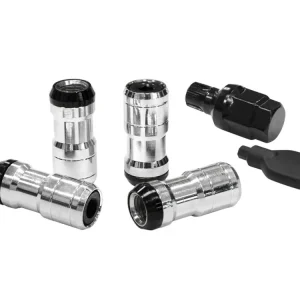 Víkendová Akce EPMAN JDM bezpečnostní matky Performance M12x1,25 kužel, černé - sada