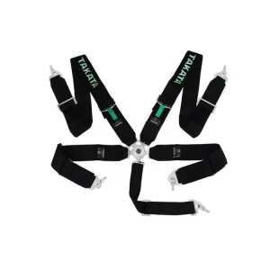 Bezpečnostní pásy 5-bodové 3" Takata Replica harness černé Ověřený