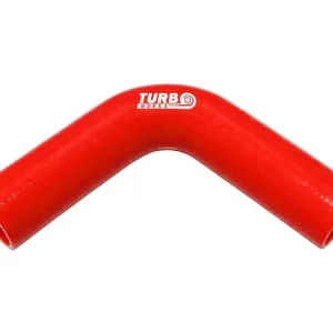 Silikonové koleno TurboWorks červená 90° 63mm XL Značkový