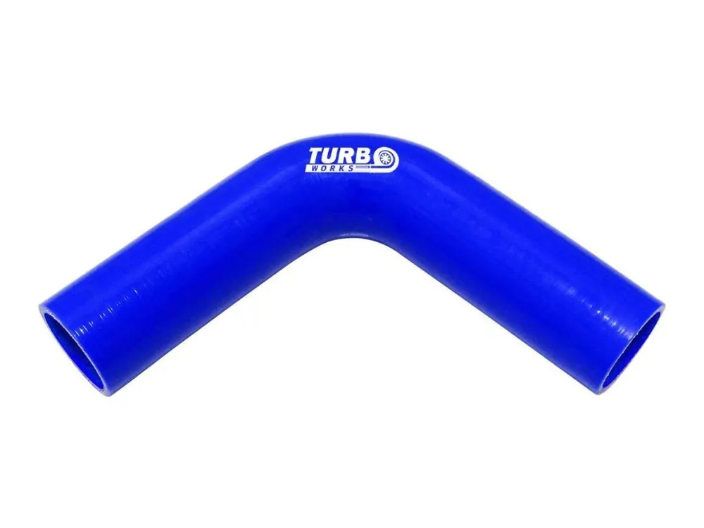 Vrácení Zdarma Silikonové koleno TurboWorks modrá 90° 30mm XL