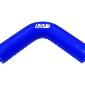 Zlevněný Silikonové koleno TurboWorks modrá 90° 80mm XL
