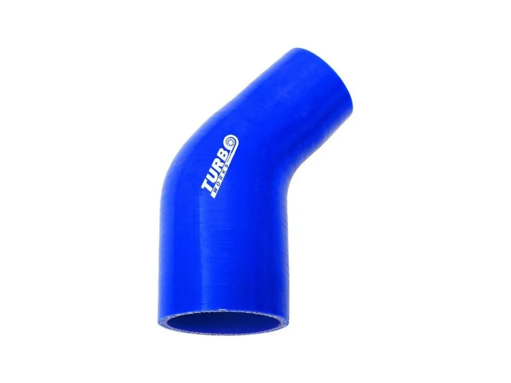 Silikonová redukce TurboWorks modrá 45° 89-102mm Nakupujte Hned