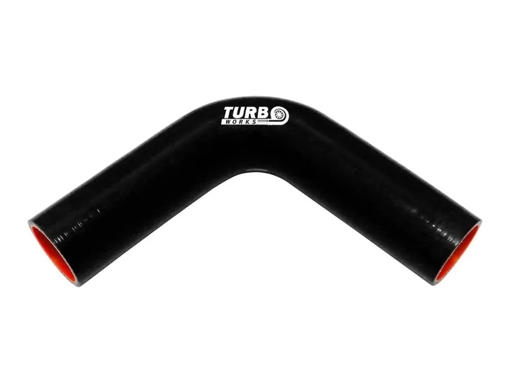 Silikonové koleno 90° TurboWorks Pro černá 35mm XL Akční Cena