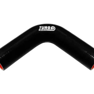 Vysoce Kvalitní Silikonové koleno 90° TurboWorks Pro černá 84mm XL