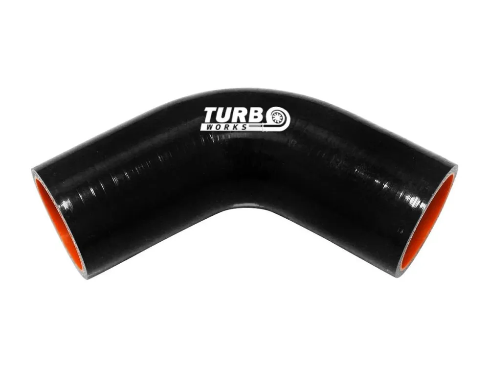 Zlevněný Silikonové koleno 67° TurboWorks Pro černá 60mm