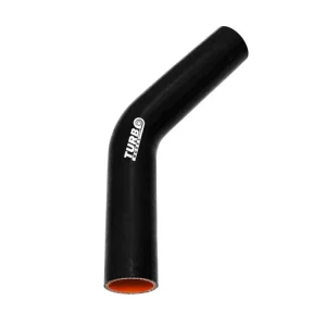 Akce Silikonové koleno 45° TurboWorks Pro černá 38mm XL