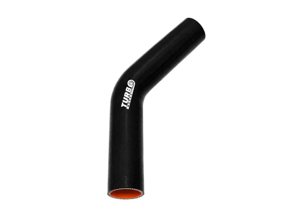 Akční Cena Silikonové koleno 45° TurboWorks Pro černá 70mm XL