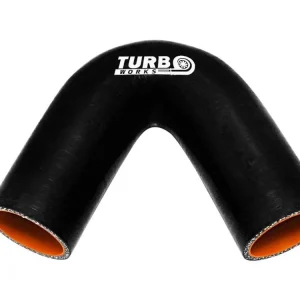 Silikonové koleno 135° TurboWorks Pro černá 10mm Sezónní Sleva